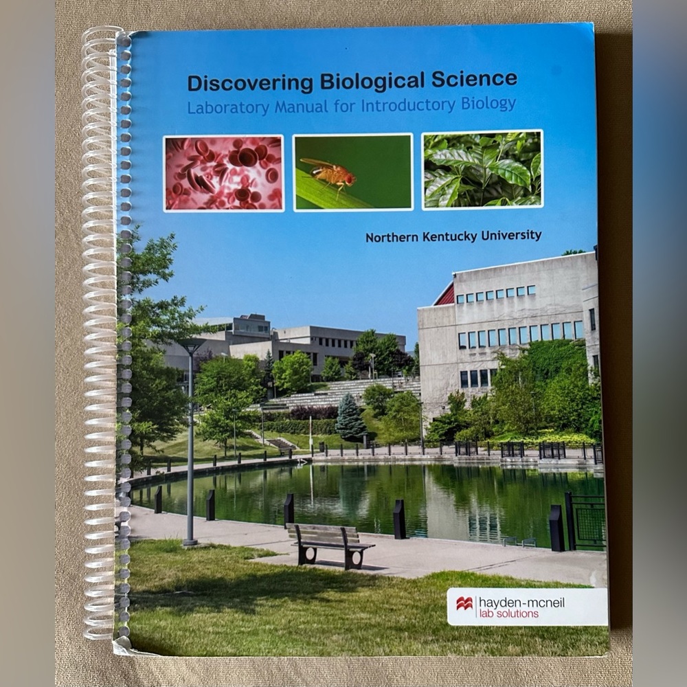 Discovering Biological Sciences Laboratory Lab Manual Textbook Intro To Biology